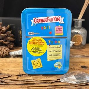 2021 Topps Garbage Pail Kids Series 1 'Food Fight!' Collectible BLUE Tin